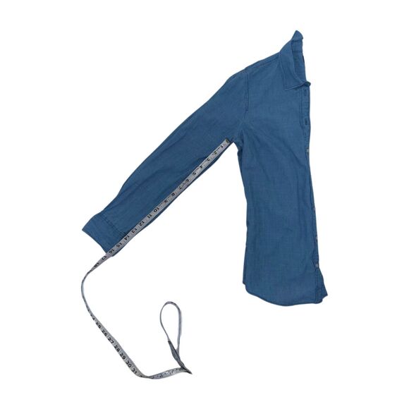 J Crew Chambray shirt in signature fit (Denim/Lovers Lane Wash) - Picture 7 of 10